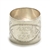 Napkin Ring by Wood & Hughes, Sterling Brite-cut Design, Monogram AHB/CPB