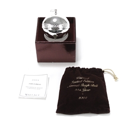 2004 Sleigh Bell Silverplate Ornament by Wallace