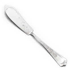 Domestic by Gorham, Sterling Master Butter Knife, Flat Handle, Monogram L