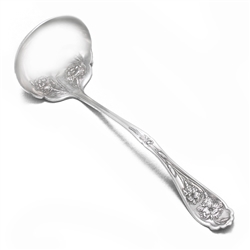 Carnation by W.R. Keystone, Silverplate Soup Ladle, Flat Handle