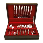 Morning Rose by Community, Silverplate Flatware Set, 55 PC Set