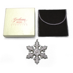 1997 Snowflake Sterling Ornament by Gorham