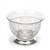 Rose Point by Cambridge, Glass Mayonnaise Bowl, Divided