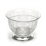 Rose Point by Cambridge, Glass Mayonnaise Bowl, Divided