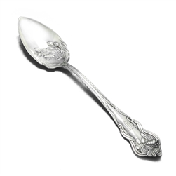 Nenuphar by American Silver Co., Silverplate Grapefruit Spoon, Monogram D