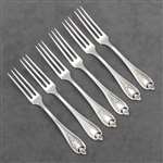 Old Colony by 1847 Rogers, Silverplate Berry Forks, Set of 6