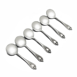 Old Colony by 1847 Rogers, Silverplate Bouillon Soup Spoon, Set of 6