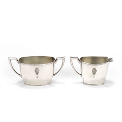 Bird of Paradise by Community, Silverplate Cream Pitcher & Sugar Bowl