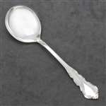 Dresden Rose by Reed & Barton, Silverplate Round Bowl Soup Spoon