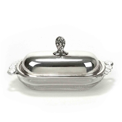 Adoration by 1847 Rogers, Silverplate Butter Dish