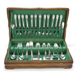 Spring Garden by Holmes & Edwards, Silverplate Flatware Set, 64 PC