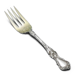 Floral by Wallace, Silverplate Cold Meat Fork, Gilt Tines