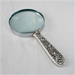 Magnifying Glass, Sterling Repousse Design