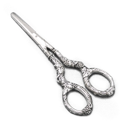 Grape Shears, Sterling Vine & Grape Design