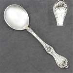 Les Cinq Fleurs by Reed & Barton, Sterling Round Bowl Soup Spoon, Monogram L