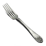 Flower De Luce by Community, Silverplate Luncheon Fork, Monogram S