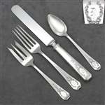 Madam Jumel by Whiting Div. of Gorham, Sterling 4-PC Setting, Monogram D