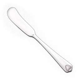 Colonial Shell by International, Sterling Butter Spreader, Flat Handle