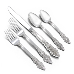 Silver Renaissance by 1847 Rogers, Silverplate 5-PC Setting, Dinner w/ Dessert Place Spoon