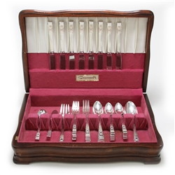 Coronation by Community, Silverplate Set of Flatware, 53 Piece Set