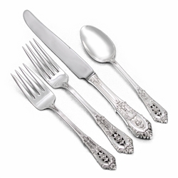 Rose Point by Wallace, Sterling 4-PC Setting, Luncheon, French