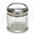 Dresser Jar, Glass w/ Sterling Lid by International Beaded