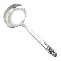 Rose of Sharon by F.M. Whiting, Sterling Gravy Ladle