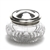 Dresser Jar, Glass w/ Sterling Lid by Wallace Beaded Design, Monogram Zula