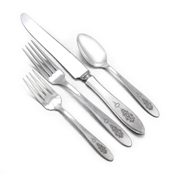 Bird of Paradise by Community, Silverplate 4-PC Setting, Dinner