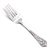 Bright-cut, Sterling Cold Meat Fork, Engraved Tines, Monogram E