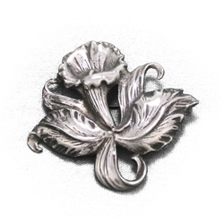 Pin, Sterling Orchid