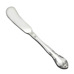 New Elegance by Gorham, Silverplate Butter Spreader, Flat Handle