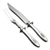 Bird of Paradise by Community, Silverplate Carving Fork & Knife, Roast, Guards