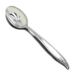 Woodsong by Holmes & Edwards, Silverplate Tablespoon, Pierced (Serving Spoon)