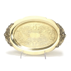 Baroque by Wallace, Silverplate Tray, Small Oval, Gilt