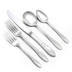 Lady Hamilton by Community, Silverplate 5-PC Setting w/ Round Bowl Soup Spoon