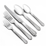 Ancestral by 1847 Rogers, Silverplate 5-PC Setting, Dinner w/ Dessert Place Spoon