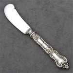 Meadow Rose by Watson, Sterling Butter Spreader, Paddle, Hollow Handle