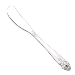 Distinction by Prestige Plate, Silverplate Butter Spreader, Flat Handle