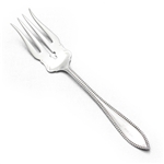 Vesta by 1847 Rogers, Silverplate Cold Meat Fork, Monogram Laura
