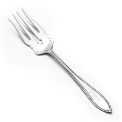 Vesta by 1847 Rogers, Silverplate Cold Meat Fork, Monogram F.P.