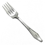 Jamestown by Holmes & Edwards, Silverplate Cold Meat Fork, Monogram M