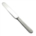 Shell by 1847 Rogers, Silverplate Luncheon Knife, Flat Handle