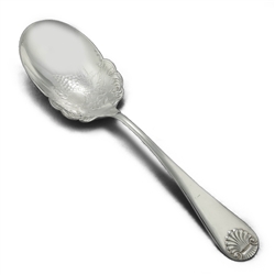 Shell by 1847 Rogers, Silverplate Berry Spoon, Engraved Bowl