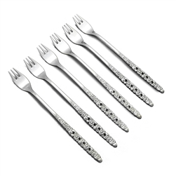 Silver Valentine by Community, Silverplate Cocktail/Seafood Fork, Set of 6