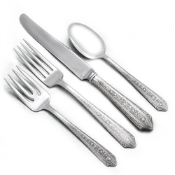 Normandie by Wallace, Sterling 4-PC Setting, Luncheon, French
