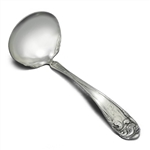 Flower De Luce by Community, Silverplate Gravy Ladle, Monogram R