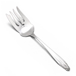 Prelude by International, Sterling Cold Meat Fork, Monogram D