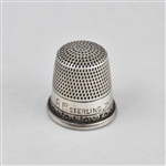 Thimble, Sterling Scroll Design, Size 8
