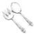 Orchid by Watson, Sterling Salad Serving Spoon & Fork